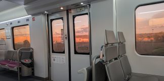 Tren de Cercanías de la línea C-2 entre Madrid y Guadalajara en abril de 2026. (Foto: La Crónic@)