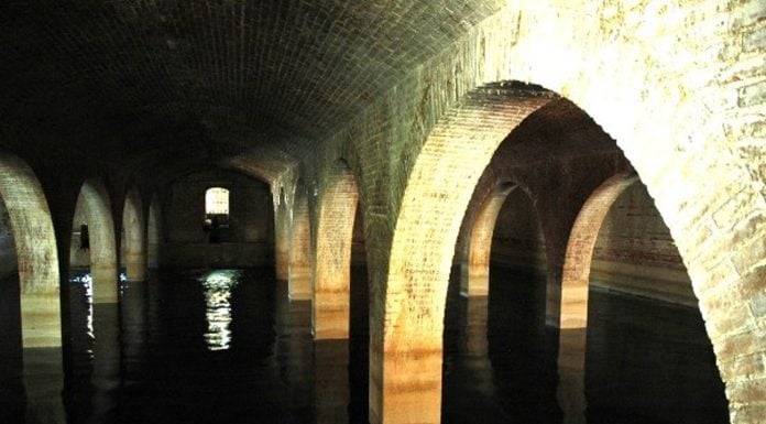 ¿Punto final al problema del agua en Guadalajara? Vista parcial de los depositos de agua de Guadalajara