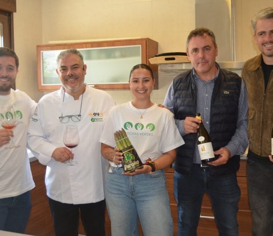 Vinos Altos de Pioz y espárragos verdes de Guadalajara, una combinación espectacular.