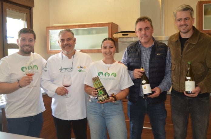 Vinos Altos de Pioz y espárragos verdes de Guadalajara, una combinación espectacular.