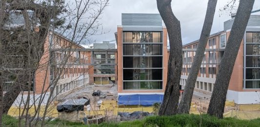 Nuevo campus de la Universidad de Alcalá en Guadalajara. Estado de las obras en marzo de 2026. (Foto: La Crónic@)
