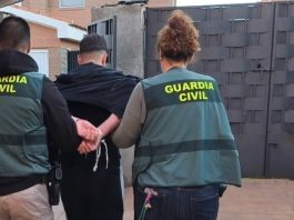 Uno de los detenidos en la reyerta de Loranca de Tajuña. (Foto: Guardia Civil)