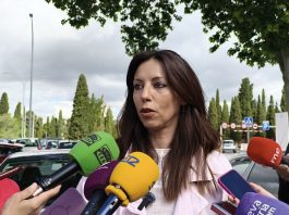 La portavoz socialista en el Ayuntamiento, Lucía de Luz, el 13 de mayo de 2026.