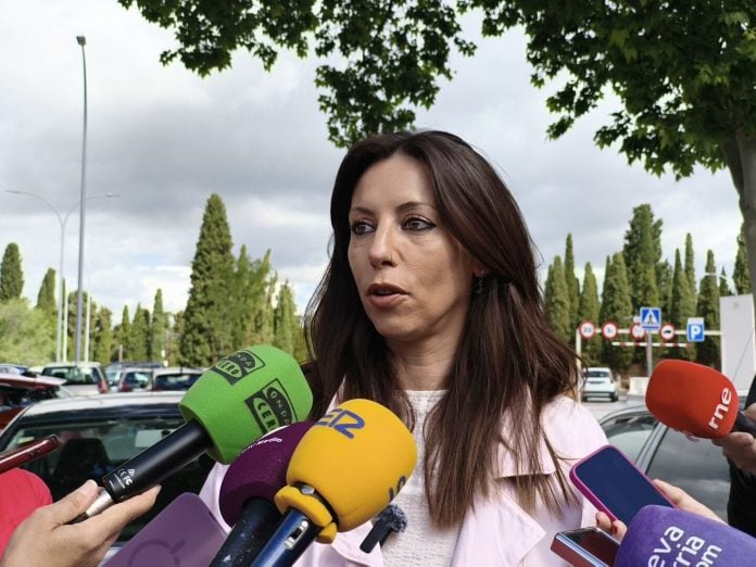 La portavoz socialista en el Ayuntamiento, Lucía de Luz, el 13 de mayo de 2026.
