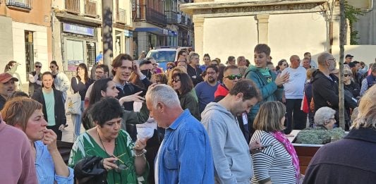 Concentración contra la ampliación de la Zona Azul en Guadalajara.