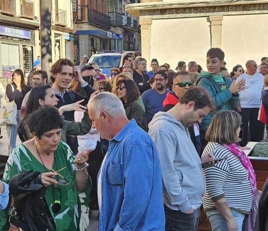 Concentración contra la ampliación de la Zona Azul en Guadalajara.