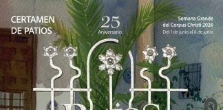 Cartel del certamen de patios de Toledo.
