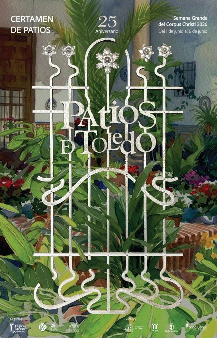 Cartel del certamen de patios de Toledo.