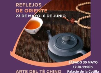 Té chino gratis y de alto nivel este sábado, si te apuntas Cartel del taller del Arte del Té Chino que se organizará en Guadalajara.