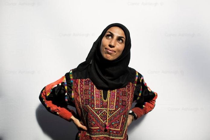 Fidaa Ataya, representante palestina en el Maratón de los Cuentos de Guadalajara en su edición de 2026.