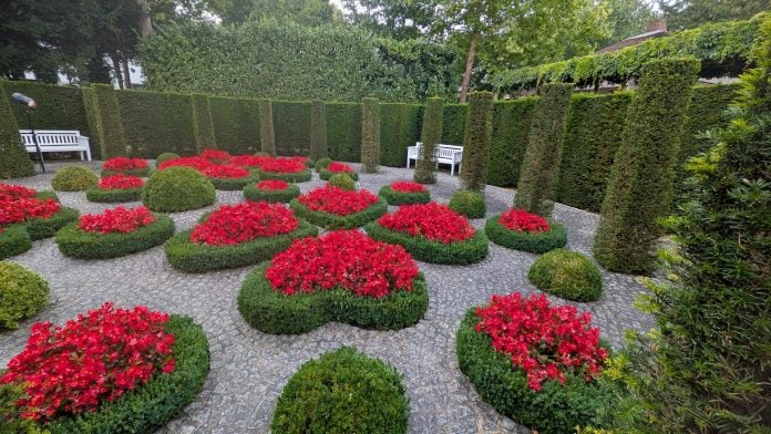 Jardín en Bruselas.