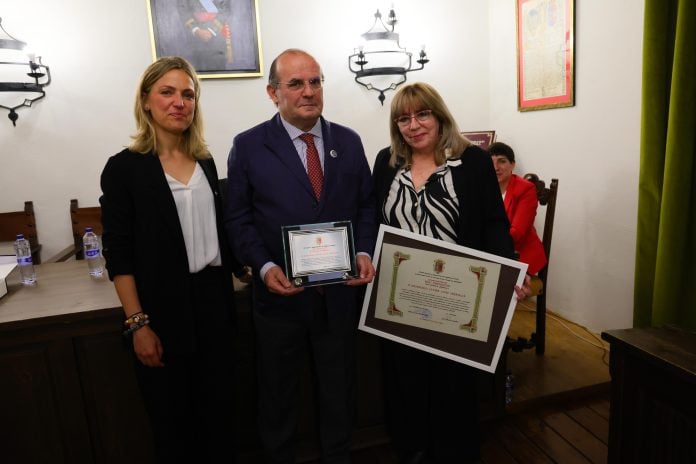 Javier Sanz Serrulla, hijo predilecto de Sigüenza.