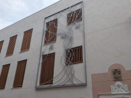 Mariposas sobre la Casa del Cuento de Guadalajara. (Foto: La Crónic@)