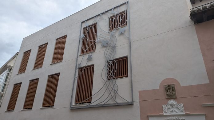 Mariposas sobre la Casa del Cuento de Guadalajara. (Foto: La Crónic@)