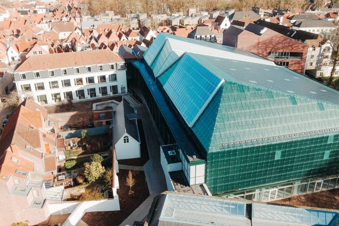 Edificio del nuevo Museo Brusk, en Brujas. (Foto: Musea Brugge | © Jasper van het Groenewoud)