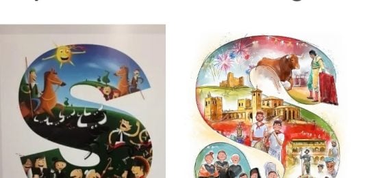 ¿Plagio en el cartel de las fiestas de Sigüenza? El cartel para las fiestas de Sigüenza y su posible precedente.