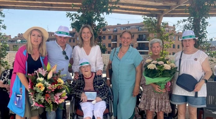 107 años ha cumplido una vecina de Guadalajara Alfonsa