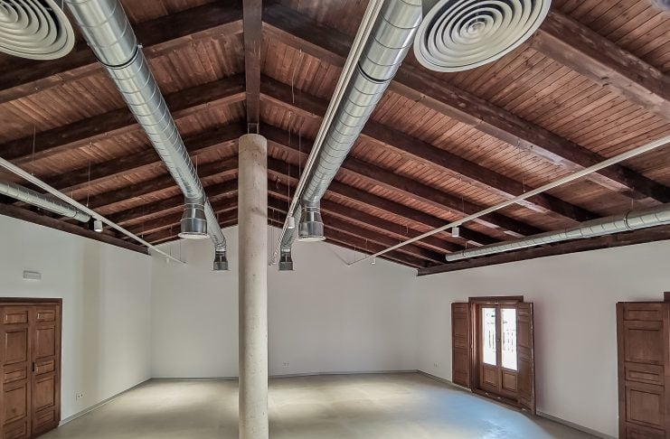 Una de las salas de la Casa del Cuento.