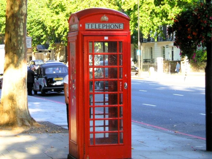 Cabina de teléfonos en Londres en 2007. (Foto: La Crónic@)