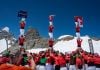 Castellers de Barcelona en el Jungfraujoch-Top of Europe.