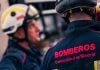 Peligroso incendio en una fábrica del Corredor del Henares Personal de Bomberos de la Comunidad de Madrid.