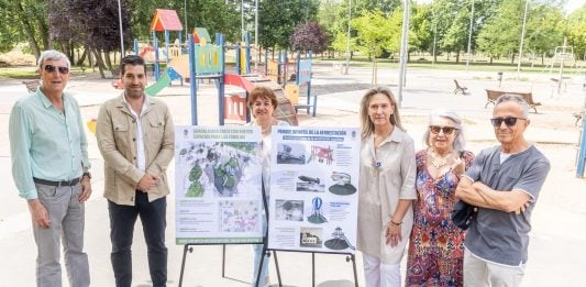 500.000 euros para crear el Parque de la Aeroestación en La Chopera Presentación del nuevo parque infantil de La Chopera en Guadalajara.