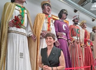 La concejala de Aike, Susana Martínez.