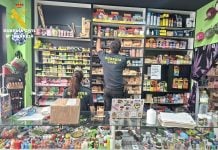 Una grow-shop en Cuenca, objeto de la investigación de la Guardia Civil.