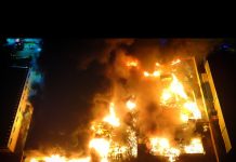 l incendio de la empresa Regusa el 3 de junio de 2026, a vista de dron.
