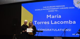 Una catedrática de la UAH recibe el premio 2026 de la Región Europea de World Physiotherapy María Torres Lacomba.
