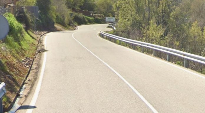 Tramo de la CM-1002 en El Cubillo de Uceda, en el mismo punto kilométrico donde ocurrió el fatal accidente. (Foto: Google Maps)