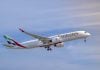 El futuro del wifi en los aviones es el de Emirates Airbus A350-900 de Emirates.