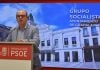 El concejal socialista Alberto Rojo, ante los periodistas.