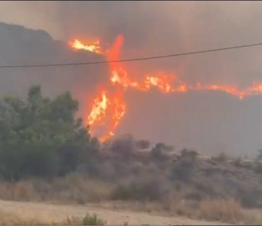 Incendio de almería
