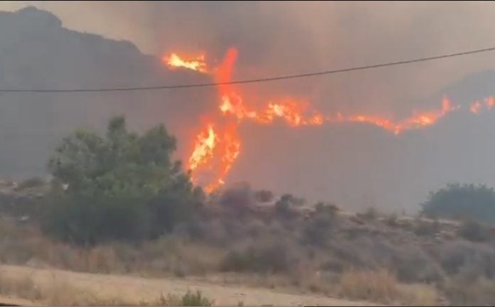 Incendio de almería