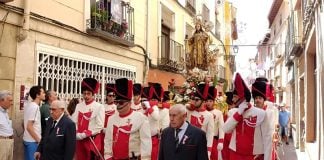 Es fiesta en Molina de Aragón Fiesta del Carmen en Molina de Aragón.