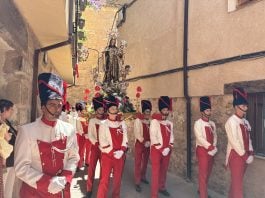 Procesión de la Virgen del Carmen en Molina de Aragón.