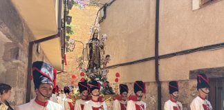 La Virgen del Carmen en Molina de Aragón Procesión de la Virgen del Carmen en Molina de Aragón.