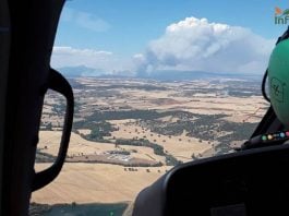 El incendio de La Mierla ha arrasado unas 800 hectáreas y requerirá "un gran esfuerzo" para controlarlo.