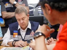 Page en el incendio