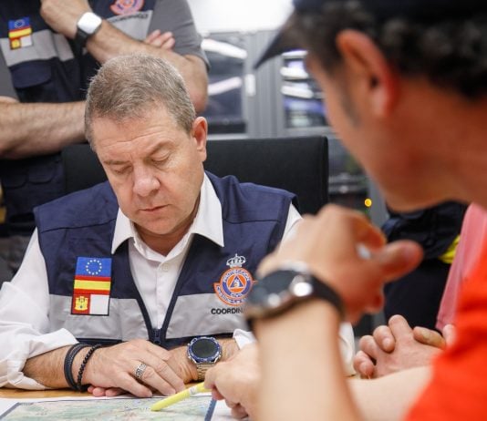 Page en el incendio