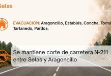 El optimismo del alcalde de Corduente sobre el incendio de Selas Incendio de Selas.