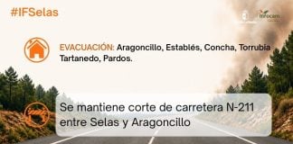 Incendio de Selas.