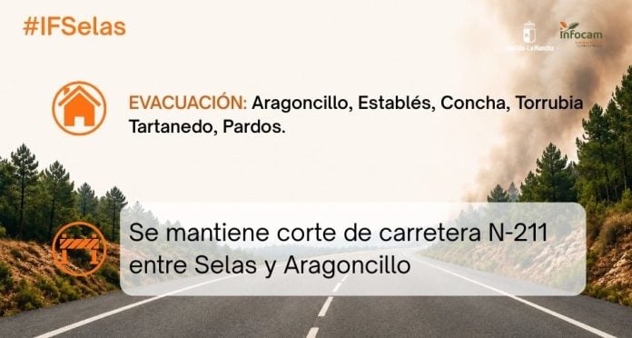Incendio de Selas.