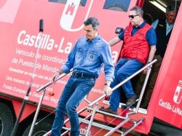 Pedro Sánchez en Tamajón