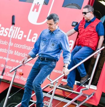 Pedro Sánchez en Tamajón