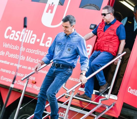 Pedro Sánchez en Tamajón