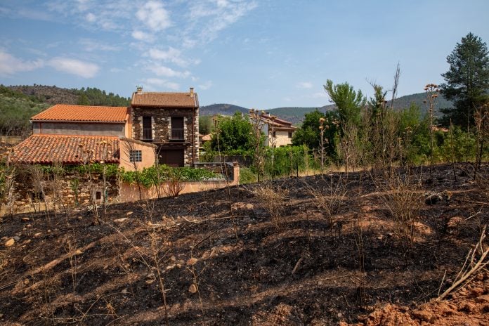 Hay mucho que poner en orden tras el incendio de la Sierra Norte. (Foto: EP)