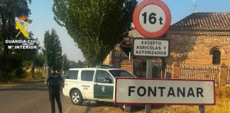 Atraco en Fontanar Guardia Civil en Fontanar.