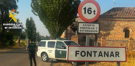 Atraco en Fontanar Guardia Civil en Fontanar.